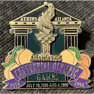 RARE 1996 ATLANTA ATHENS Olympic Games Pin Centennial July 19, 1996 to August 4